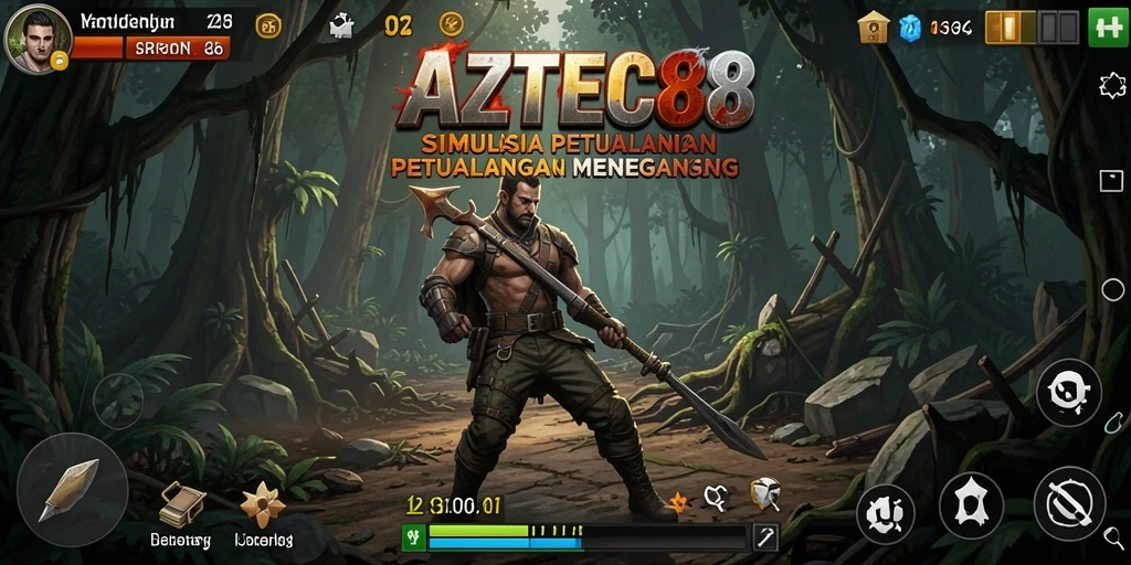 Tampilan gameplay AZTEC88 yang mengasyikkan dan interaktif.