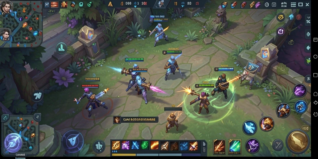 Tangkapan layar DOREMI88 dengan aksi pertarungan MOBA yang mendebarkan.