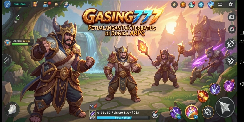 Screenshot GASING777 menampilkan pertarungan seru dalam dunia ARPG.
