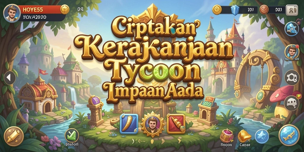 Gameplay seru HOYE55 di dunia Tycoon.