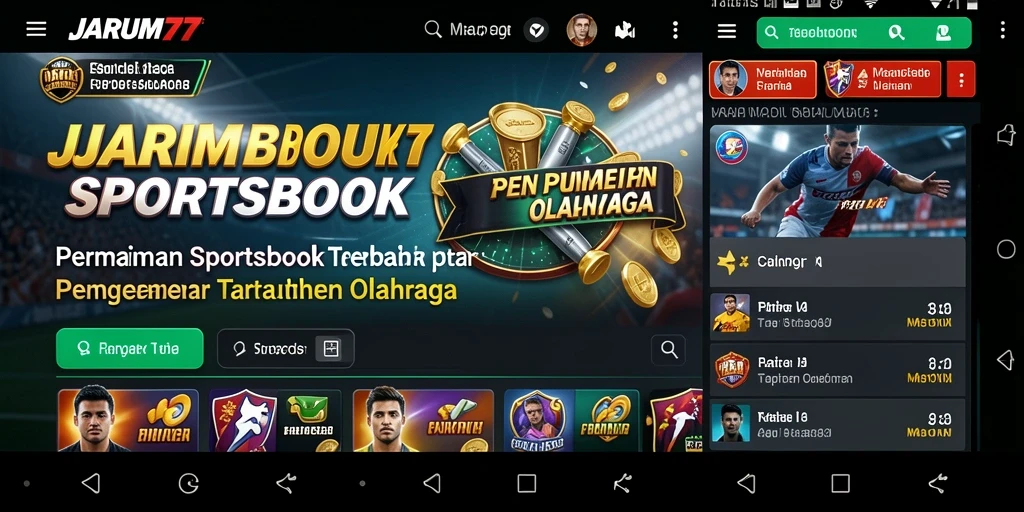 Tampilan antarmuka JARUM77 yang menarik dan informatif.