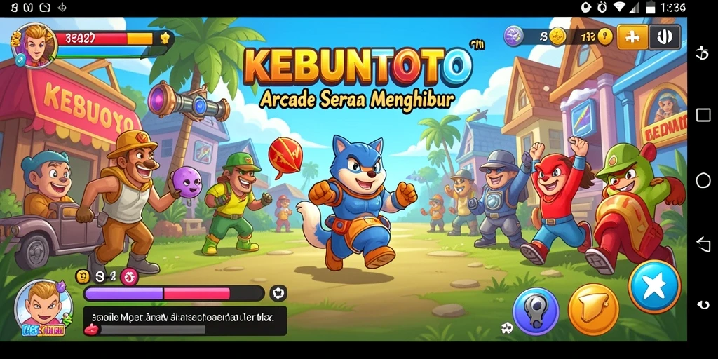 Tangkapan layar KEBUNTOTO menampilkan aksi gameplay Arcade yang seru.