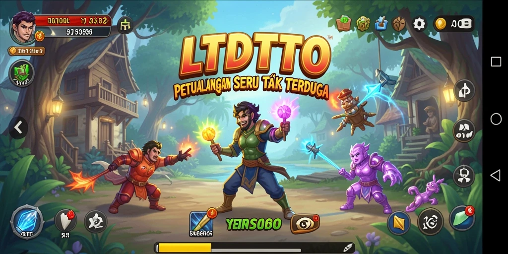 Tangkapan layar dari permainan LTDTOTO menampilkan aksi petualangan yang mendebarkan.