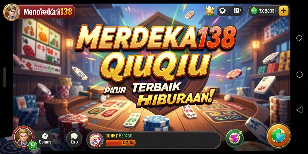 Screenshot gameplay MERDEKA138 dengan suasana QiuQiu yang seru.