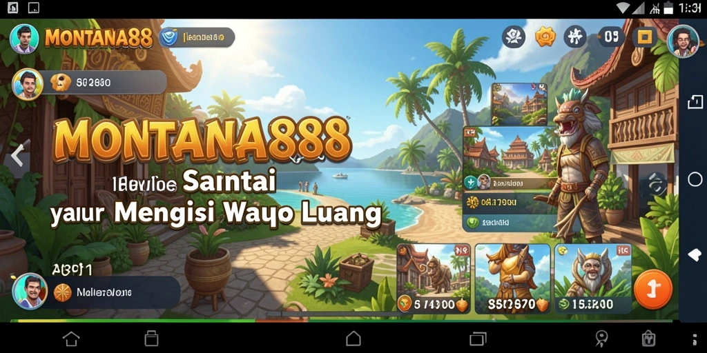 Screenshot tampilan gameplay MONTANA88 yang seru dan menghibur.