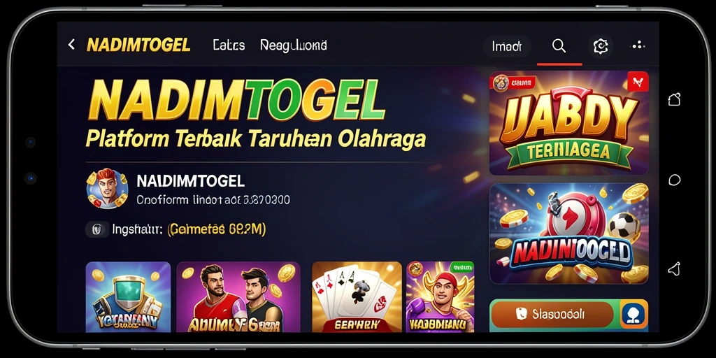 Tampilan gameplay menarik dari aplikasi Sportsbook NADIMTOGEL.