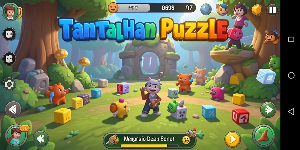 Tampilan gameplay seru dalam PP7 dengan tantangan Puzzle yang menarik.