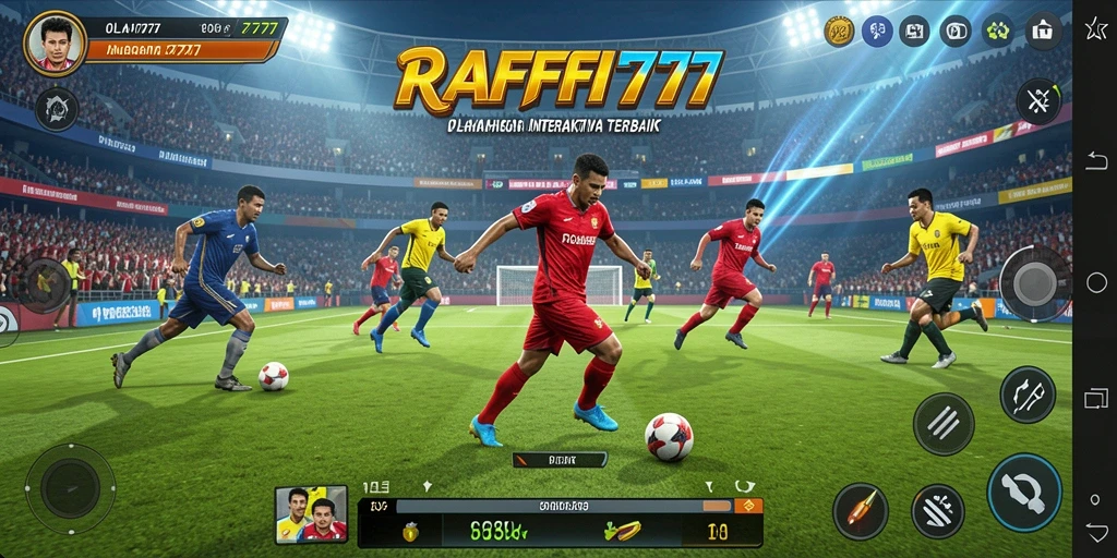 Tampilan menarik dari gameplay RAFFI777 dalam aksi olahraga.