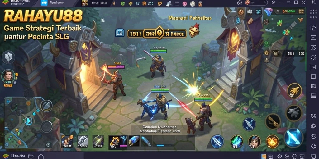 Tampilan gameplay yang epik dalam RAHAYU88.