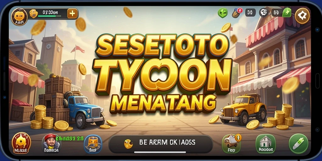 Screenshot SESETOTO menampakkan dinamika gameplay Tycoon yang mengasyikkan.