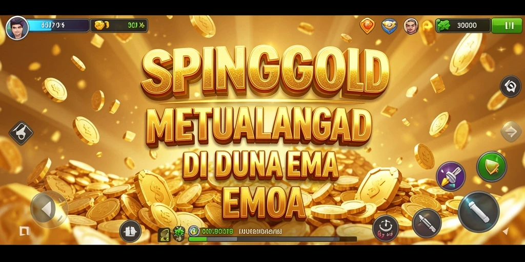 Screenshot gameplay SPINGOLD yang menampilkan petualangan seru dan menegangkan.
